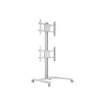 Multibrackets M Display Stand 180 Dual Vertical Silver