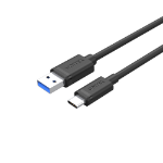 UNITEK C14103BK-3M USB cable USB 3.2 Gen 1 (3.1 Gen 1) USB A USB C Black