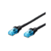 FDL 2M CAT.5e UTP PATCH CABLE - BLACK
