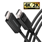 Axagon RVD-HI20C2 DisplayPort -> HDMI 2.0b cable 1.8m, 4K/60Hz