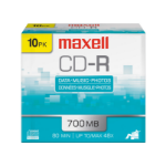 Maxell 648210 blank CD CD-R 700 MB 10 pcs