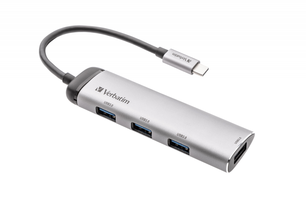 Image of Verbatim USB-C Multiport Hub Four port USB 3.2 Gen 1