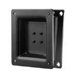 Advantech UTC-WALL-MOUNT4E flat panel bureau steun Zwart Muur