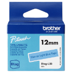 Brother BTAG-L33 DirectLabel-etikettes blue on blue bright 12mm x 4m for Brother Btag 12mm