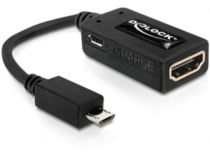 Image of DeLOCK 65314 USB graphics adapter Black