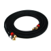 Monoprice 2865 audio cable 143.7" (3.65 m) 2 x RCA Black
