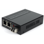 AddOn Networks ADD-GMC-SX-2RJLC-POE+ network media converter 1000 Mbit/s 850 nm Black