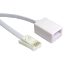 Cables Direct BT-005 telephone cable 3 m White