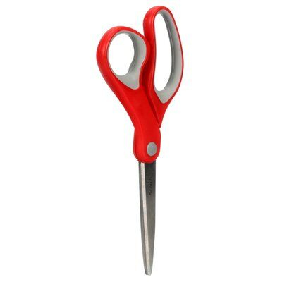 Scotch 1428 stationery/craft scissors Universal Straight cut Grey, Red, Stainless steel