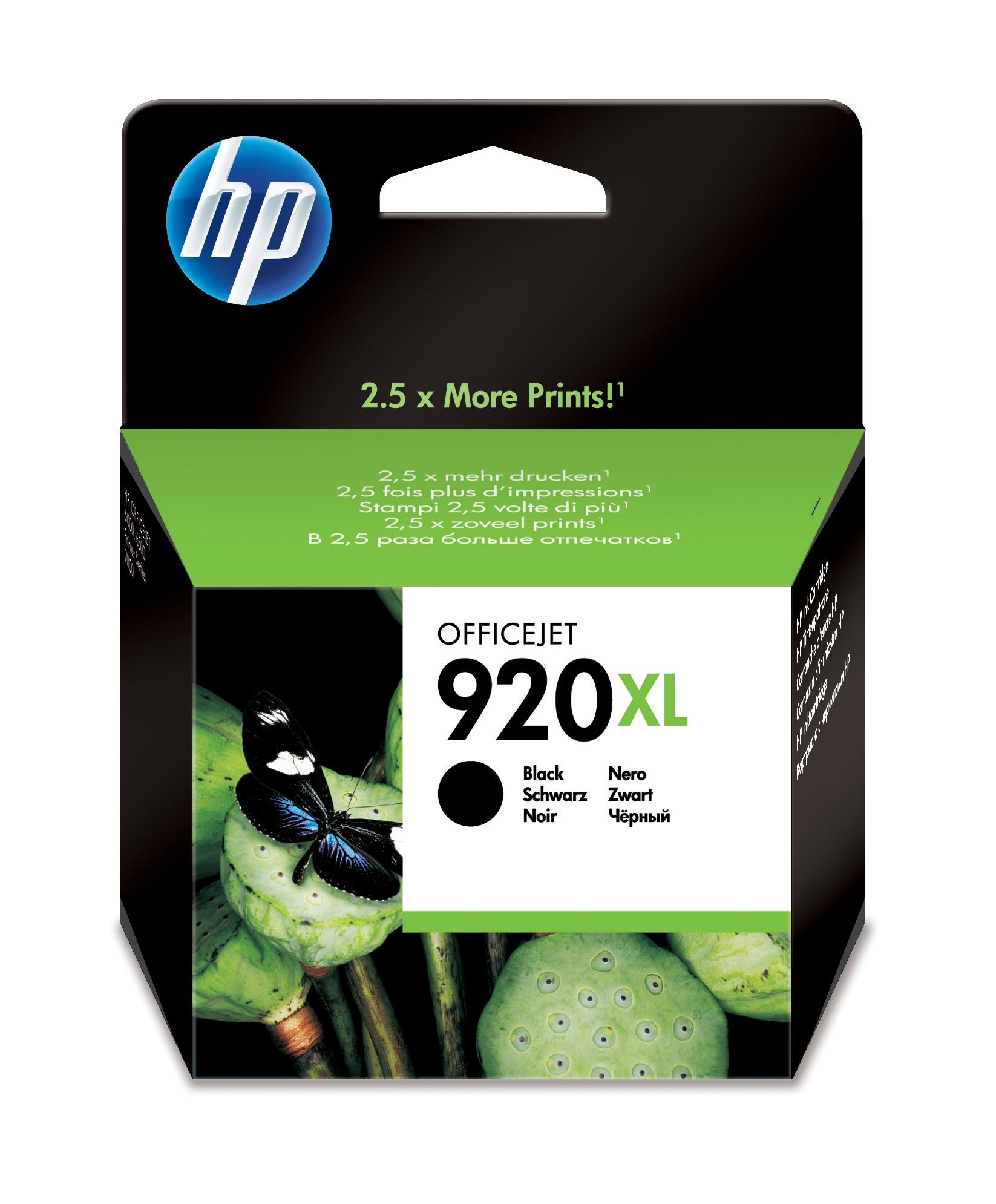 Image of HP CD975AE/920XL Ink cartridge black high-capacity, 1.2K pages...