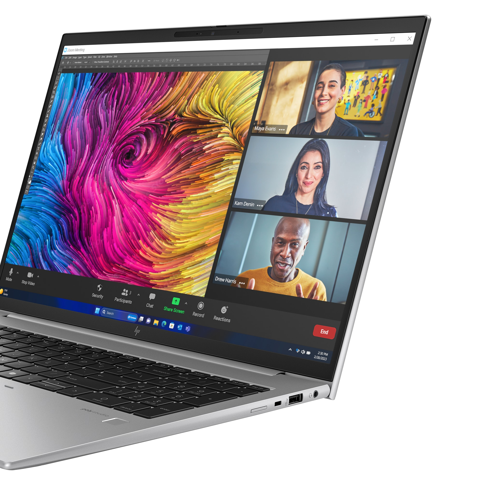 HP ZBook Firefly G11 Intel Core Ultra 7 155H Mobile workstation 40.6 cm (16") WUXGA 32 GB DDR5-SDRAM 1 TB SSD NVIDIA RTX A500 Wi-Fi 6E (802.11ax) Windows 11 Pro Silver