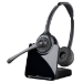 POLY CS520/A Auriculares Inalámbrico Diadema Oficina/Centro de llamadas Negro