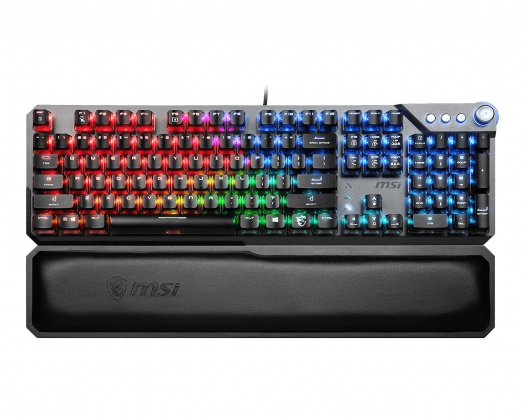 MSI Vigor GK71 SONIC RED keyboard Gaming USB QWERTY German Black