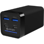 eSTUFF ES635200 mobile device charger Laptop, Smartphone, Tablet, Universal Black AC Indoor