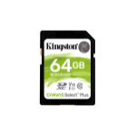 Kingston Technology 64GB SDXC Canvas Select Plus 100R C10 UHS-I U1 V10