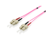 Equip SC/SC Fiber Optic Patch Cable, OM4, 20m