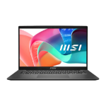 MSI Modern 14 F13MG-276UK Intel® Core™ i5 i5-1334U Laptop 35.6 cm (14") Full HD 16 GB DDR4-SDRAM 512 GB SSD Wi-Fi 6E (802.11ax) Windows 11 Home Grey