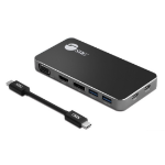 Siig JU-DK0D11-S1 laptop dock/port replicator USB 3.2 Gen 1 (3.1 Gen 1) Type-C Black, Grey