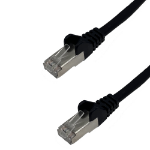 connektgear 37-0030BK networking cable Black 3 m Cat6a U/UTP (UTP)