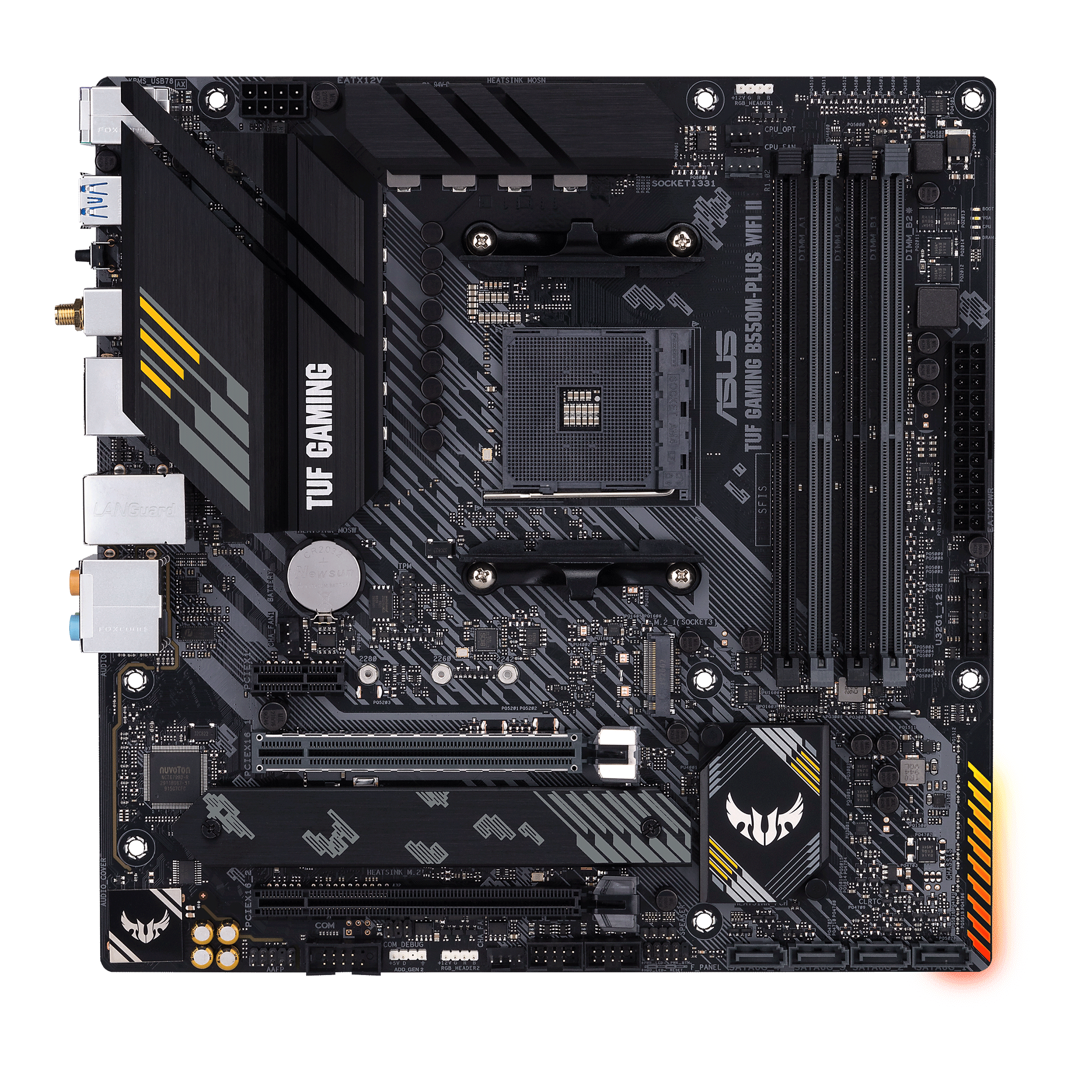 Image of ASUS TUF GAMING B550M-PLUS WIFI II AMD B550 Socket AM4 micro ATX