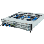 GIGABYTE H223-S10-AAP1 Intel C741 LGA 4677 (Socket E) Rack (2U) Zwart, Staal