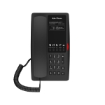 Fanvil , H4 Hotel IP Phone, Black, Cost-effective hotel IP phone, HD voice, 0/100Mbps Ethernet, and PoE, 5 programmable soft keys