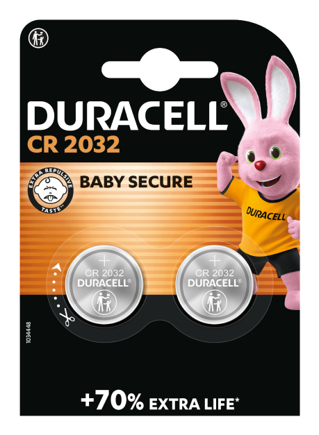 Duracell 2032 Single-Use Battery Cr2032 Lithium