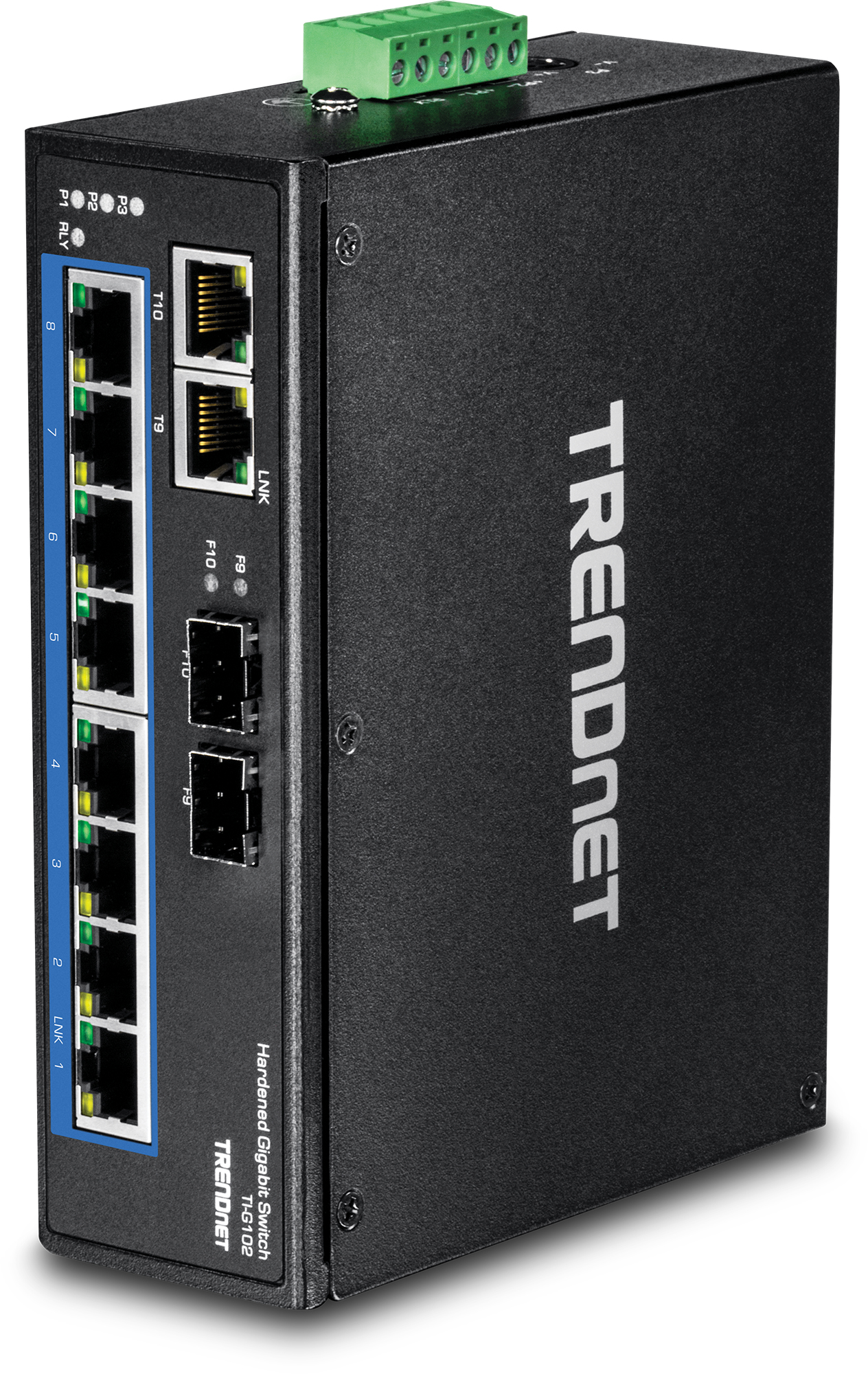 Image of Trendnet TI-G102 network switch Gigabit Ethernet (10/100/1000) Black