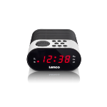 Lenco CR-07 Clock Black, White