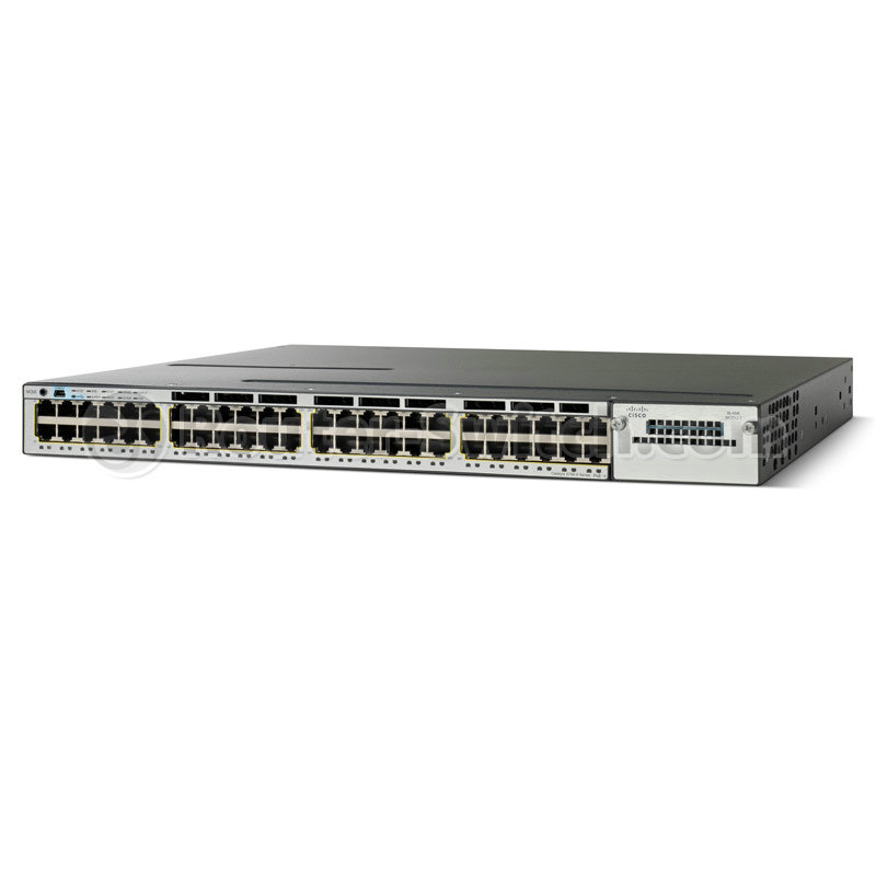 Cisco WS-C3750X-48PF-E 48-Port 1U Network Switch