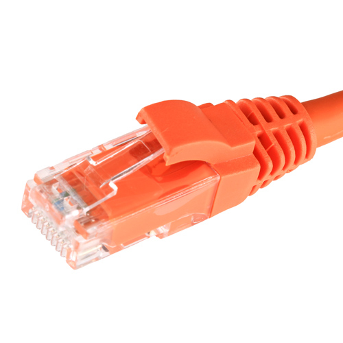 Cablenet 5m Cat6 RJ45 Orange U/UTP LSOH 24AWG Snagless Booted Patch Lead