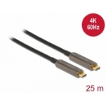 DeLOCK Active Optical USB-C Video Cable 4K 60 Hz 25 m