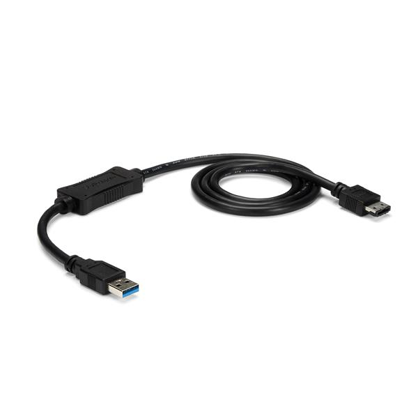 Image of StarTech.com USB 3.0 to eSATA HDD / SSD / ODD Adapter Cable - 3ft...