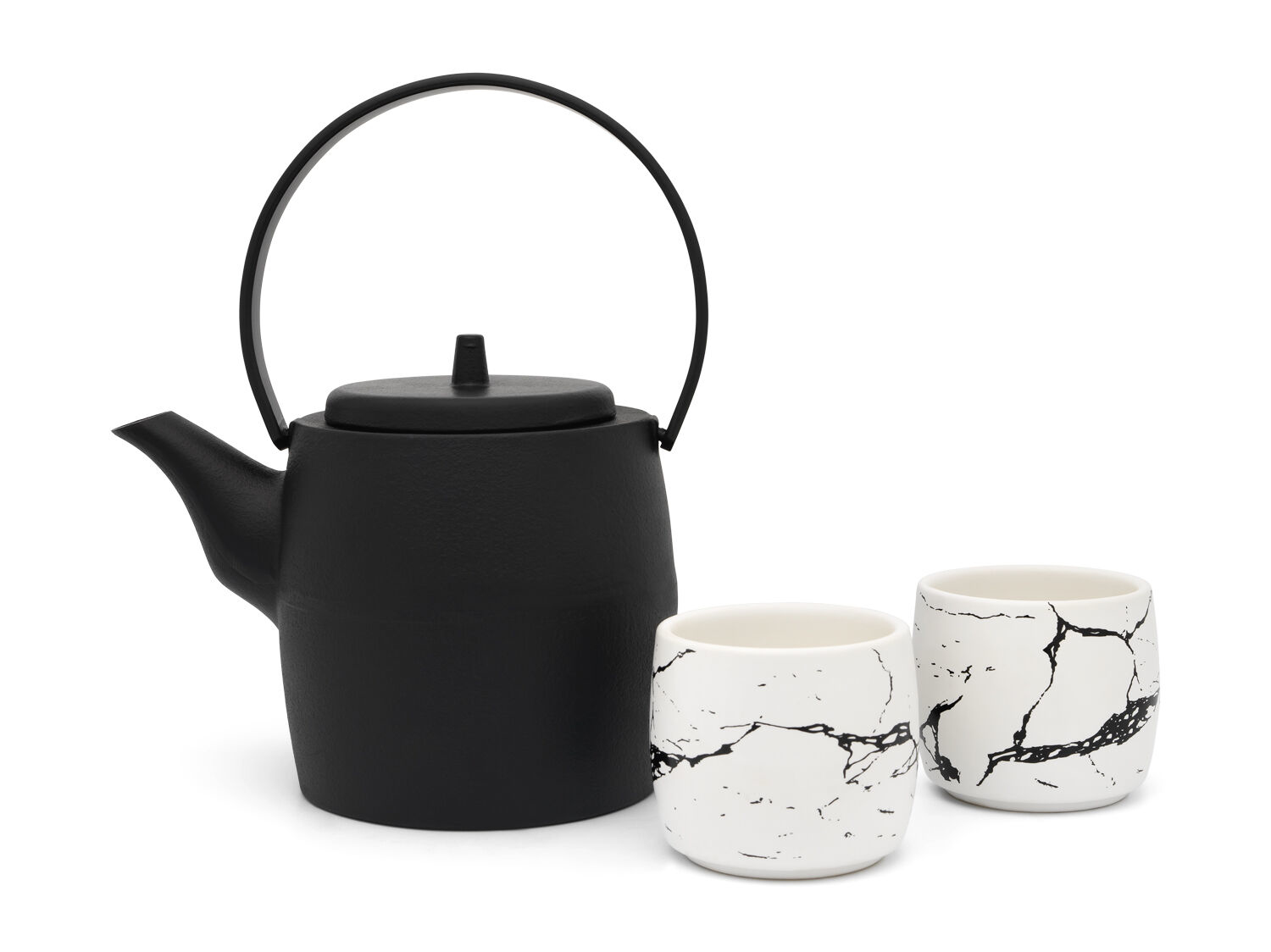 Image of Bredemeijer Bredemeijer Kobe - Teapot set - 1200 ml - Black - Cast...
