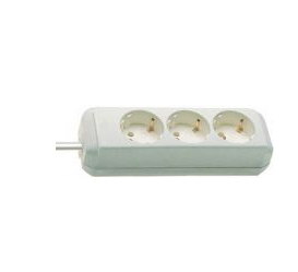 Image of Brennenstuhl Eco-Line power extension 5 m 3 AC outlet(s) White