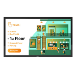 NEC MultiSync M551 PCAP Digital signage flat panel 139.7 cm (55") IPS 500 cd/m² 4K Ultra HD Black Touchscreen 24/7