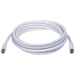 Monoprice 6315 coaxial cable 118.1" (3 m) F RG-6/UL White