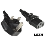 Microconnect PE090420LSZH power cable Black 1.8 m Power plug type G C13 coupler