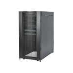 StarTech.com Armoire Rack Serveur 25U à 4 Montants, Armoire Verrouillable 19" pour Ordinateur/AV/Équipement IT, Rack Réseau pour Bureau/Domicile avec Roulettes et Rails de Montage Ajustables