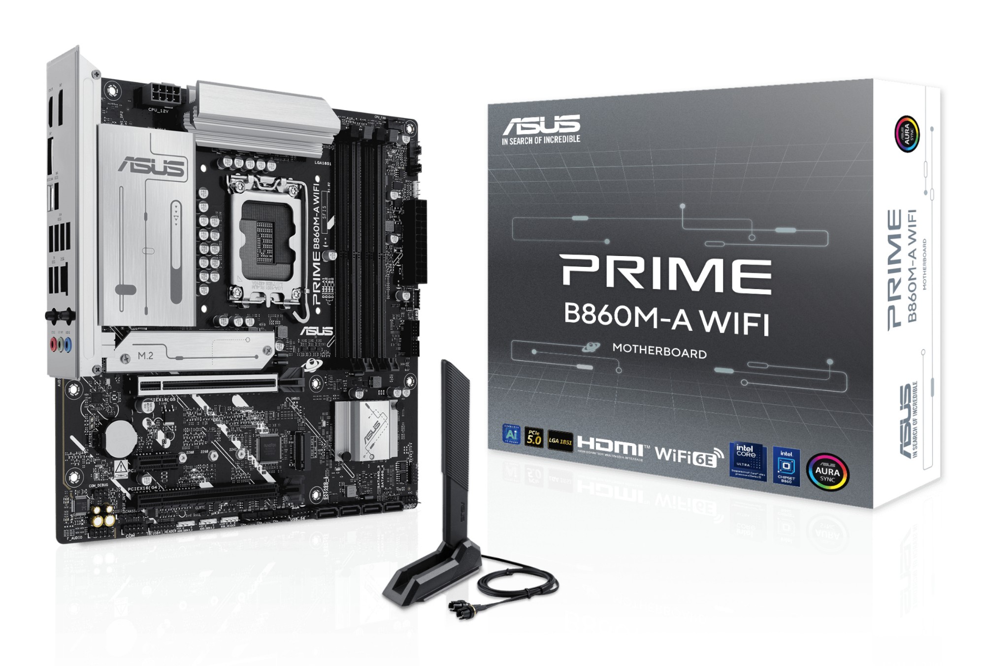 ASUS PRIME B860M-A WIFI Intel B860 LGA 1851 (Socket V1) micro ATX