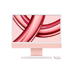Apple iMac Apple M M3 59.7 cm (23.5") 4480 x 2520 pixels 8 GB 1 TB SSD All-in-One PC macOS Sonoma Wi-Fi 6E (802.11ax) Pink