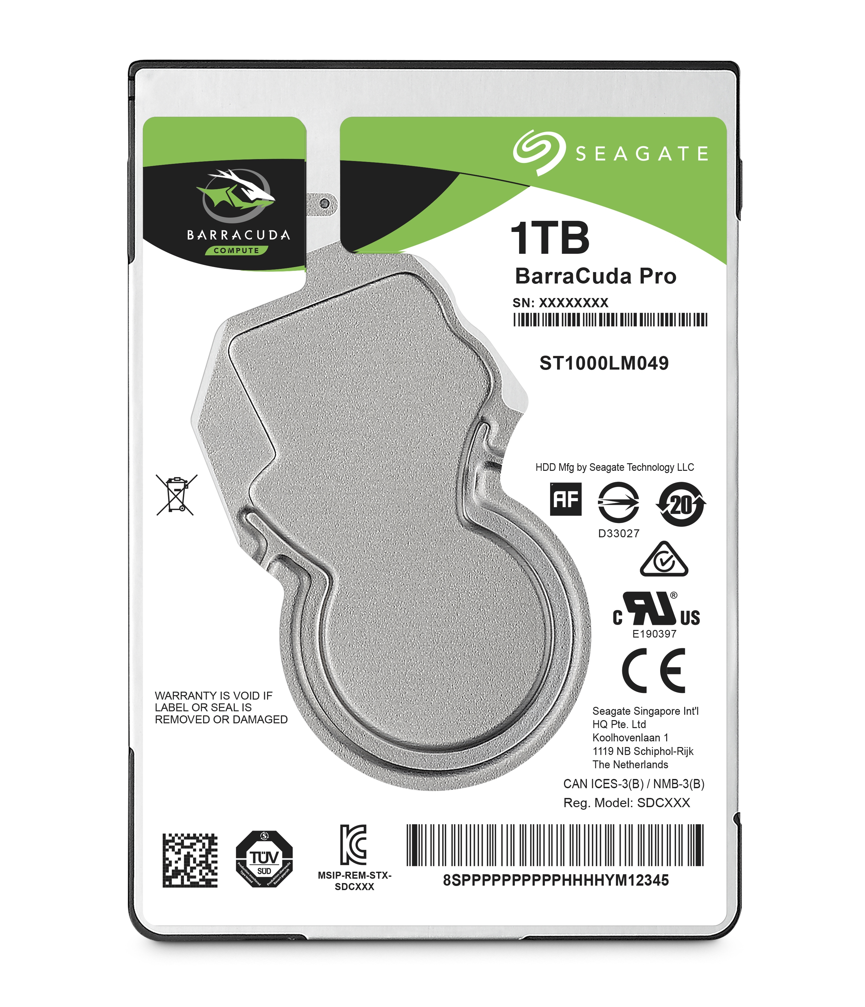 Image of Seagate Barracuda Pro 2.5" 1 TB Serial ATA III