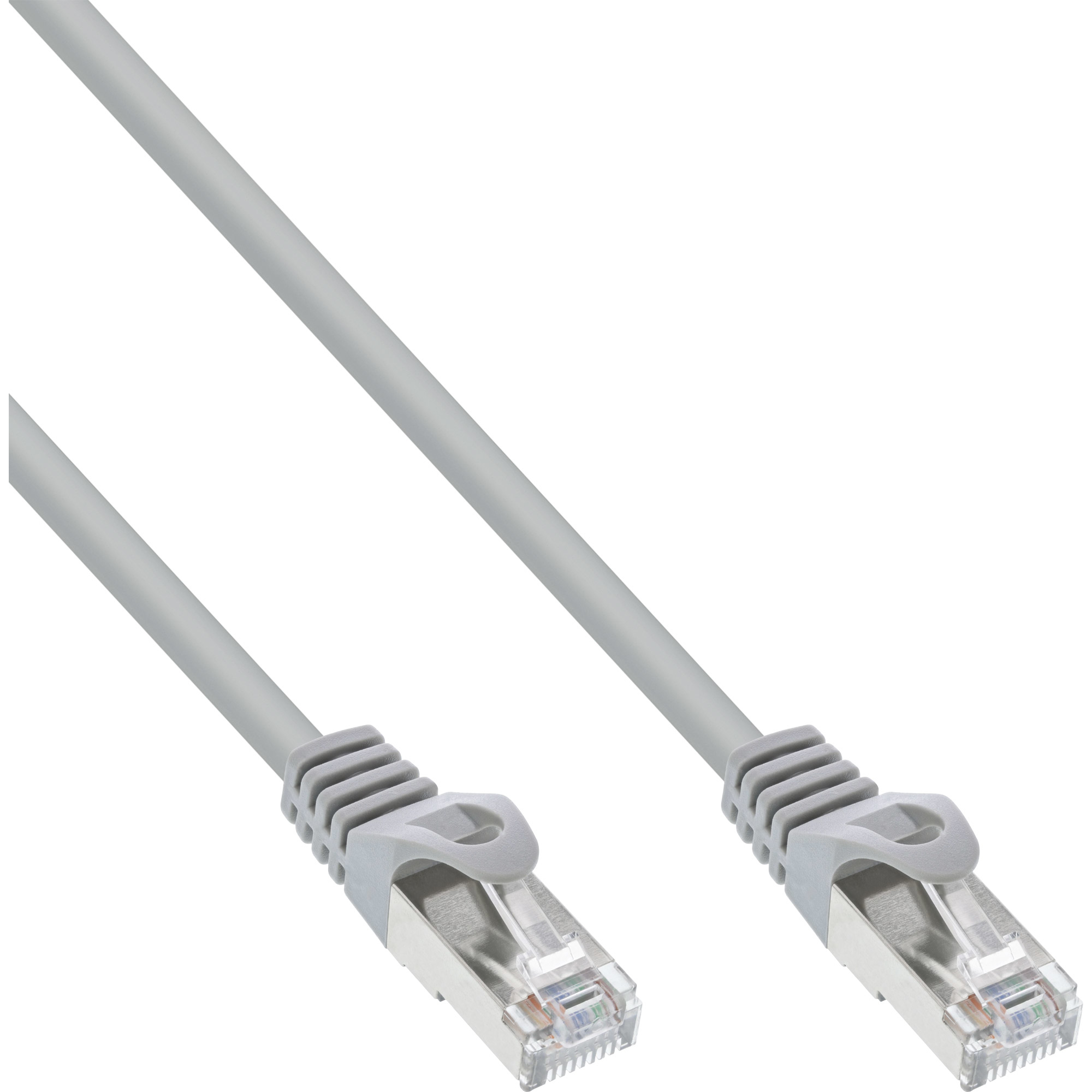 EU Product - 90er B-Pack InLine - Patchkabel, SF/UTP, Cat.5e, grau, 0,5m thumbnail