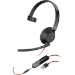 POLY Blackwire 5210 Monaural USB-A Headset