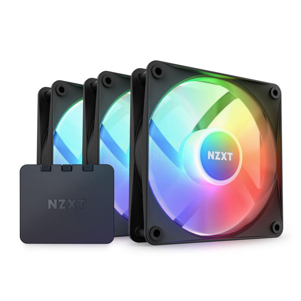 Image of NZXT F120 RGB Core Triple Pack Computer case Fan 12 cm Black 3 pc(s)