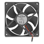 DeLOCK 67302 koelsysteem voor computers Computer behuizing Ventilator 9,2 cm Zwart 1 stuk(s)