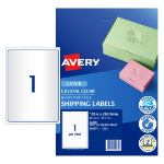 Avery 959065 printer label Transparent Self-adhesive printer label