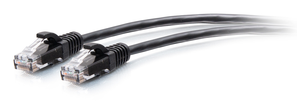 C2G 4.6m Cat6a Snagless Unshielded (UTP) Slim Ethernet Patch Cable - Black