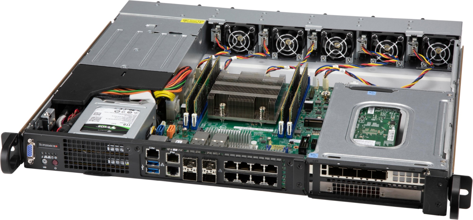 Supermicro CSE-515M-R804 computer case Rack Black 800 W