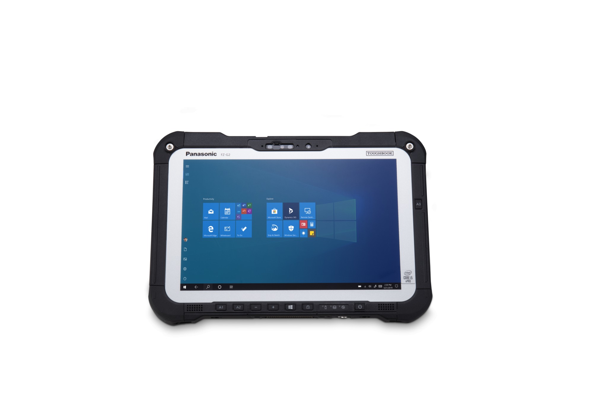Panasonic Toughbook G2 512 GB 25.6 cm (10.1") 10th gen Intel® Core™ i5 16 GB Wi-Fi 6 (802.11ax) Windows 10 Pro Black